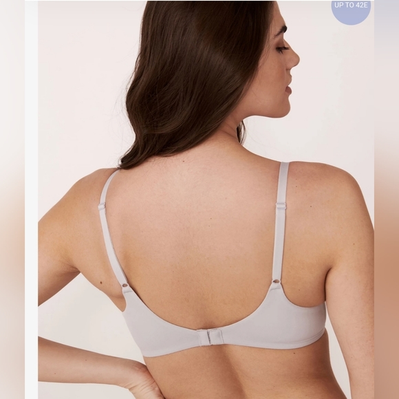 BLUE Cotton Bra - Picture 3 of 3